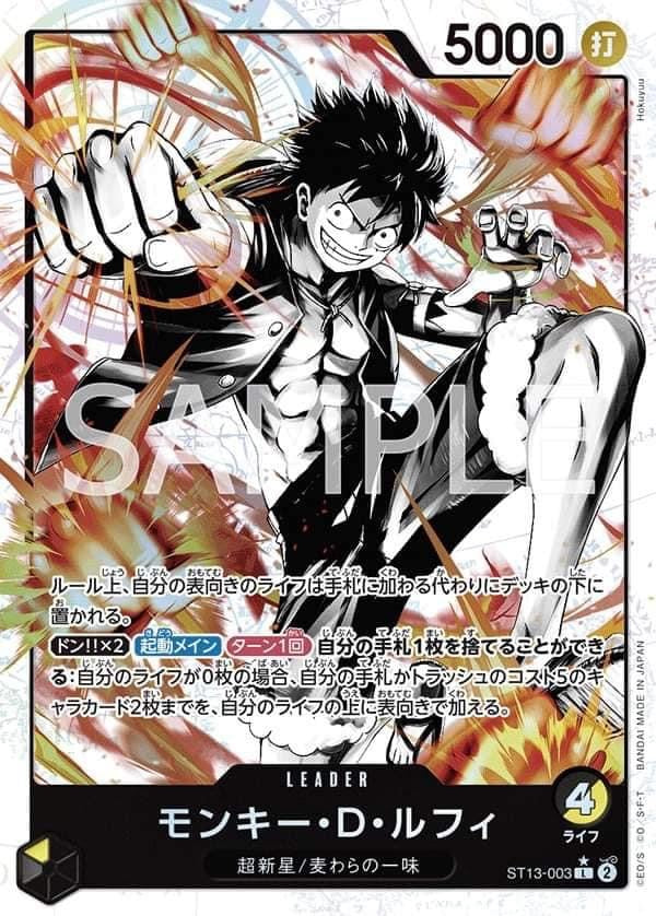 ST13-003 - monkey D Luffy PA -One piece Card game
