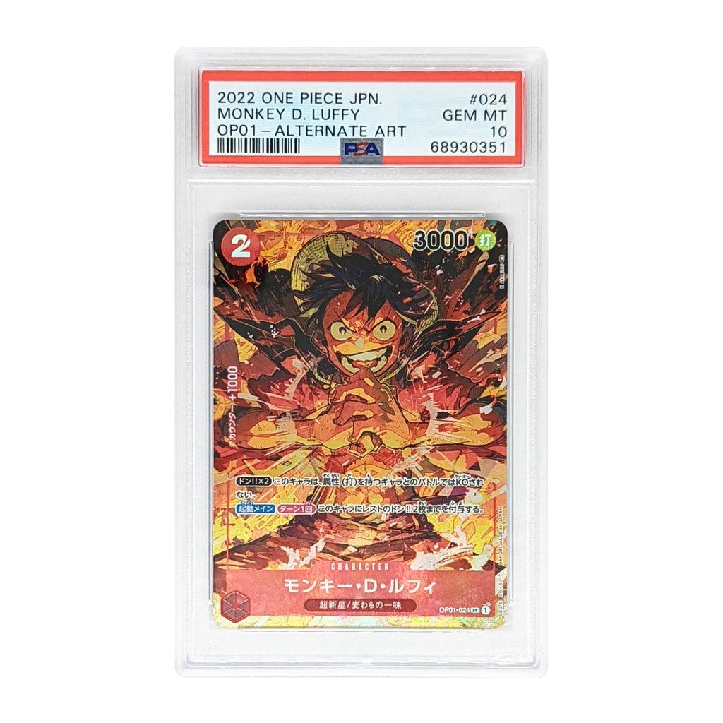 PSA 10 One Piece Card Game OP01#024 Luffy Alternate Art [JP] - Shopper
