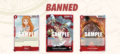 Aggiornamento BANDAI alle carte bandite e limitate - One Piece Card Game